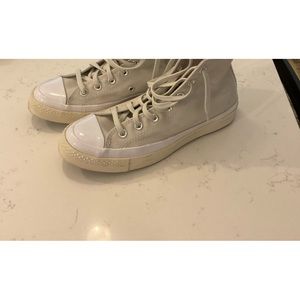 Converse all star in the cream color in new shape